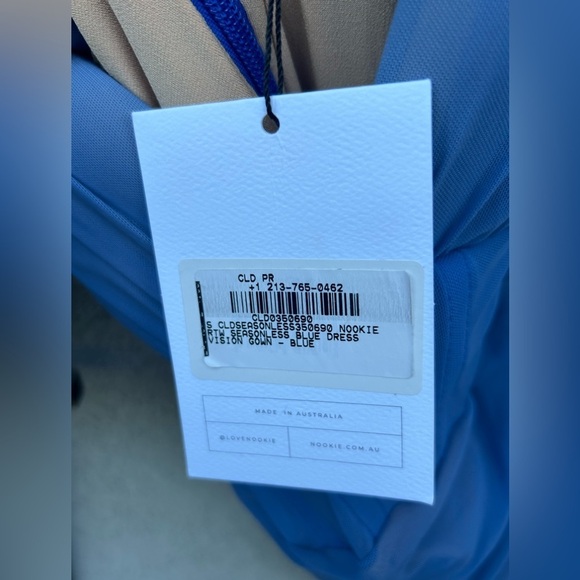 Nookie Maxi Dress in Blue New with Tags! - Picture 8 of 10
